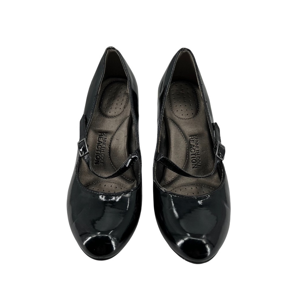 Kenneth Cole Black Patent Dance Team Mary Janes Size 7 Women’s